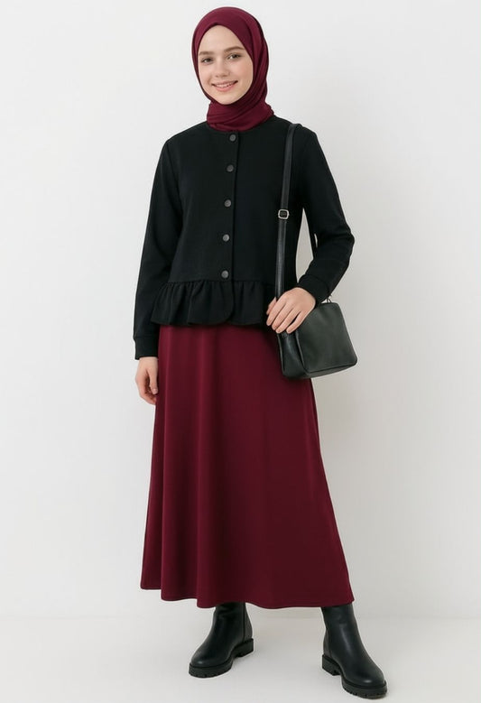 Nocturne Peplum Takım