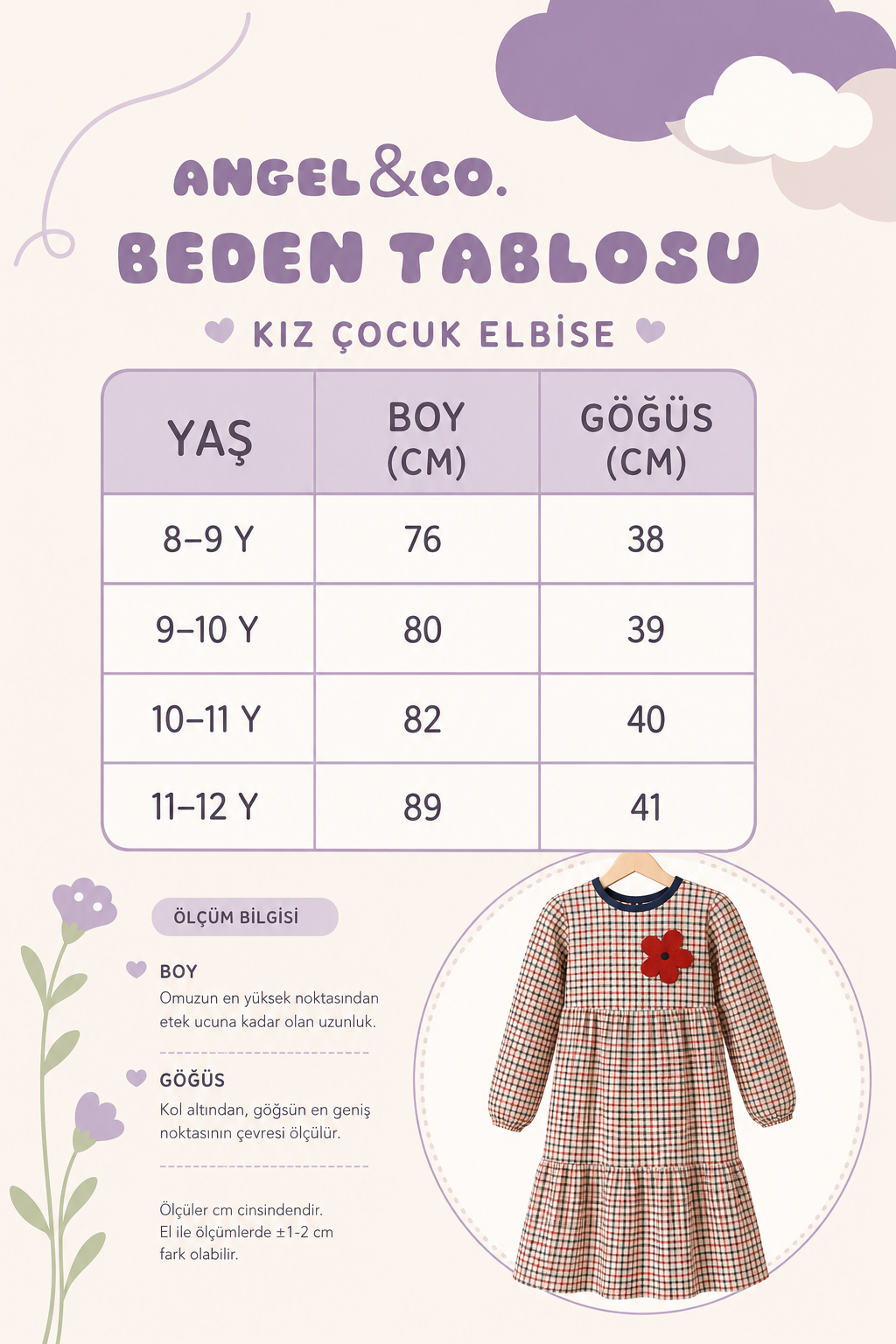 Yazlık %100 Pamuk Kareli Elbise