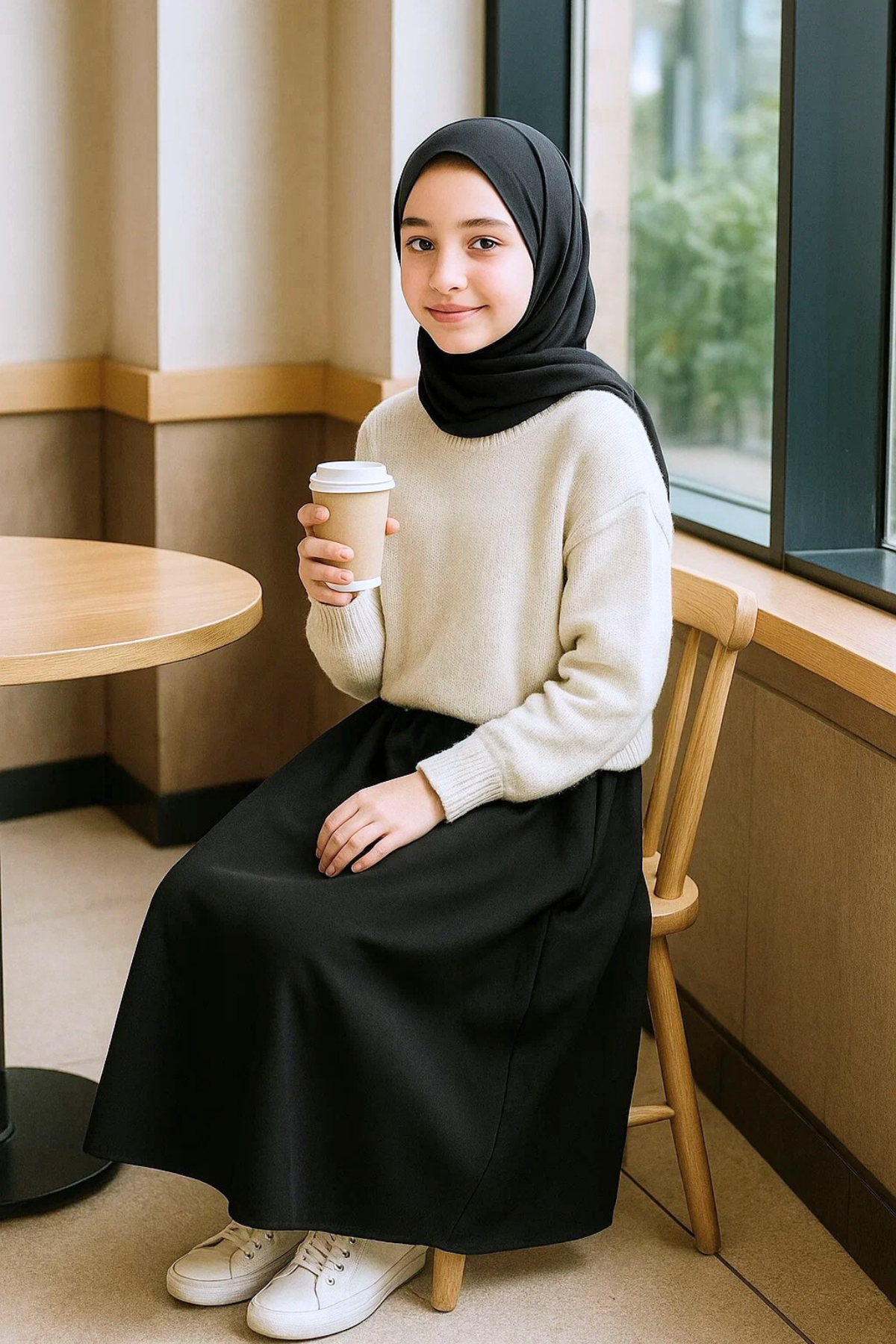 Kız Çocuk Mevsimlik Etek Siyah