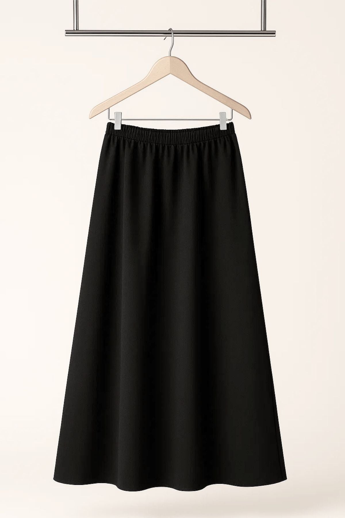 Siyah Peplum Ceket ve Etek Takım