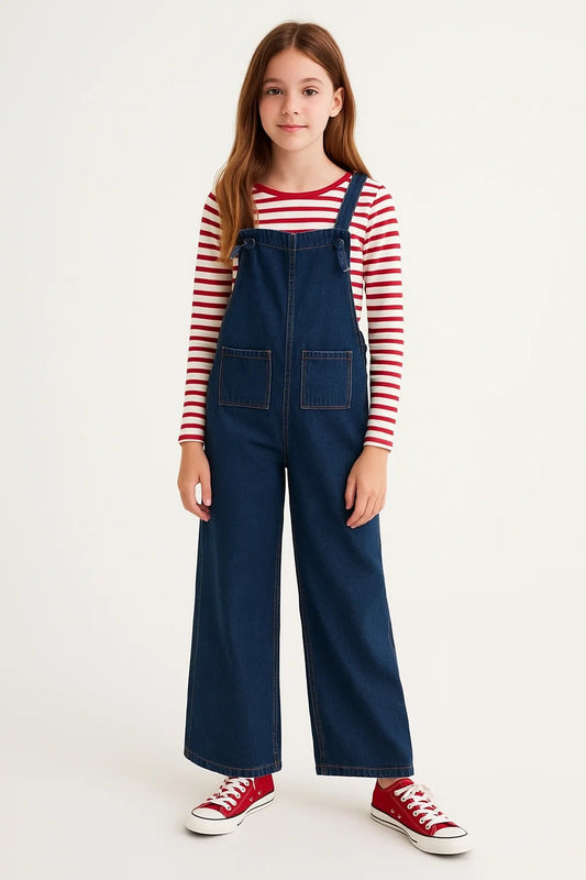 Kız Çocuk Kot Salopet