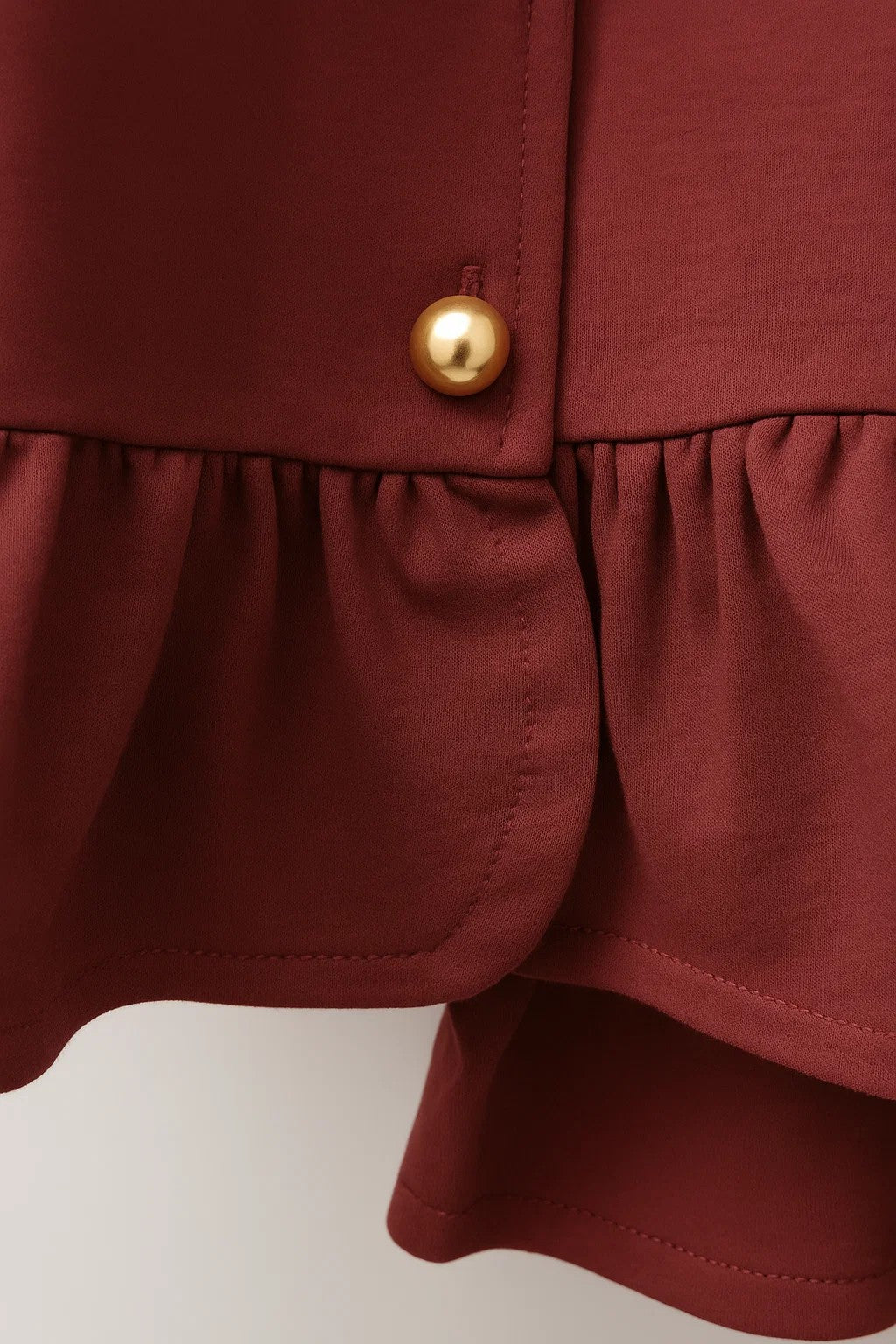 Vişne Peplum Takım