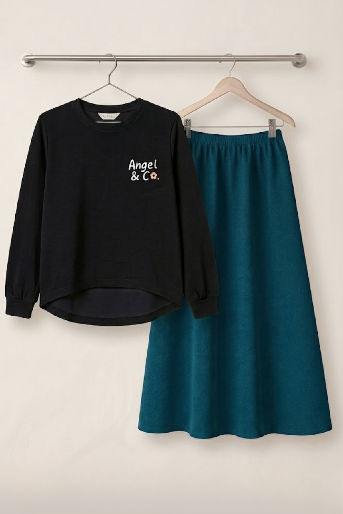 Sweat-Maksi Etek Basic Takım