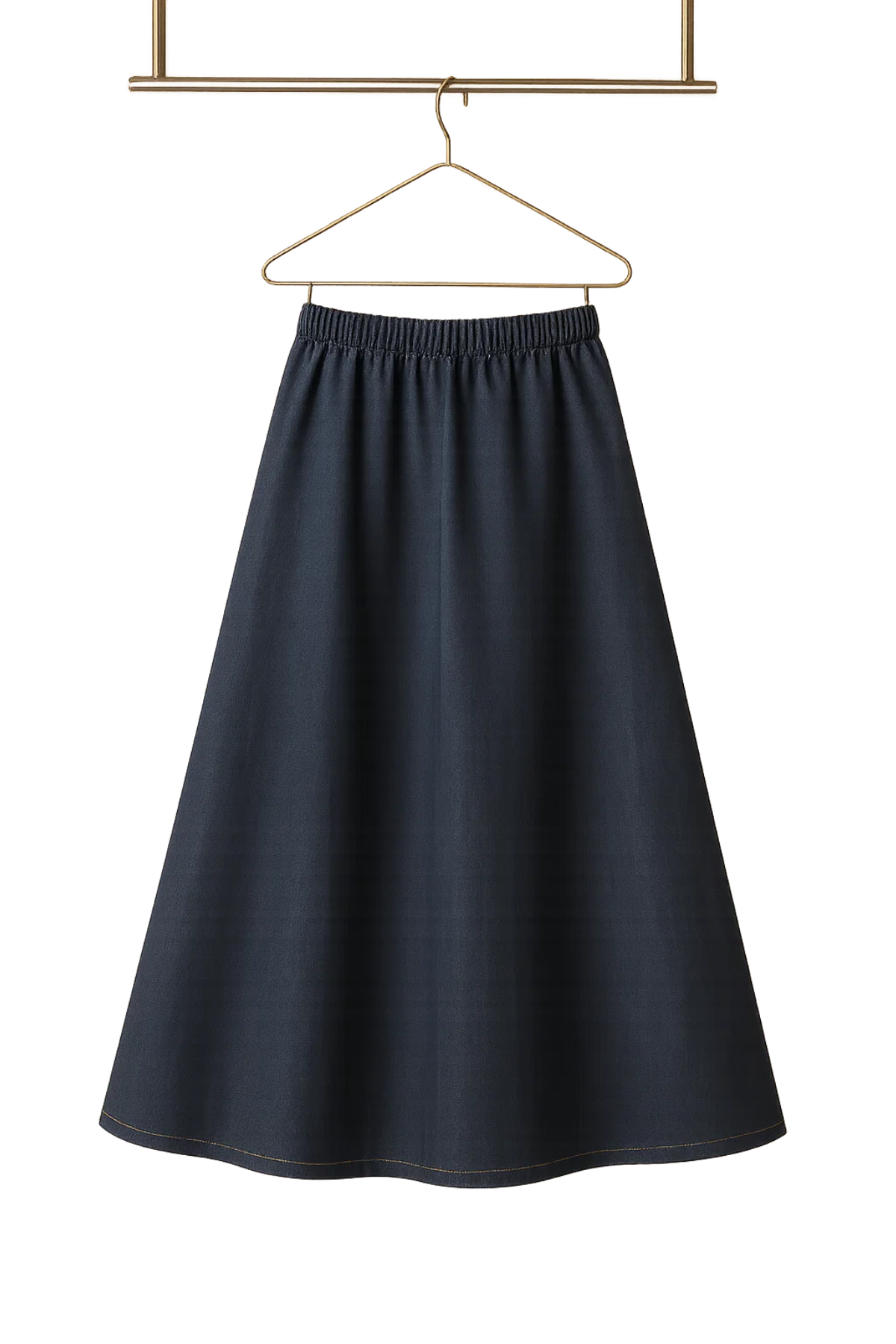 Kot Peplum Ceket ve Etek Takımı