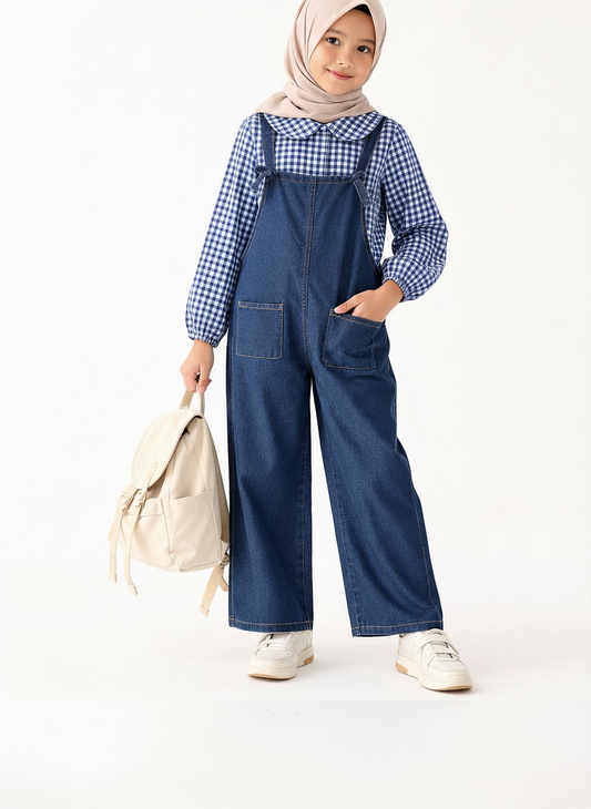 Pamuk Gömlek Salopet Takım