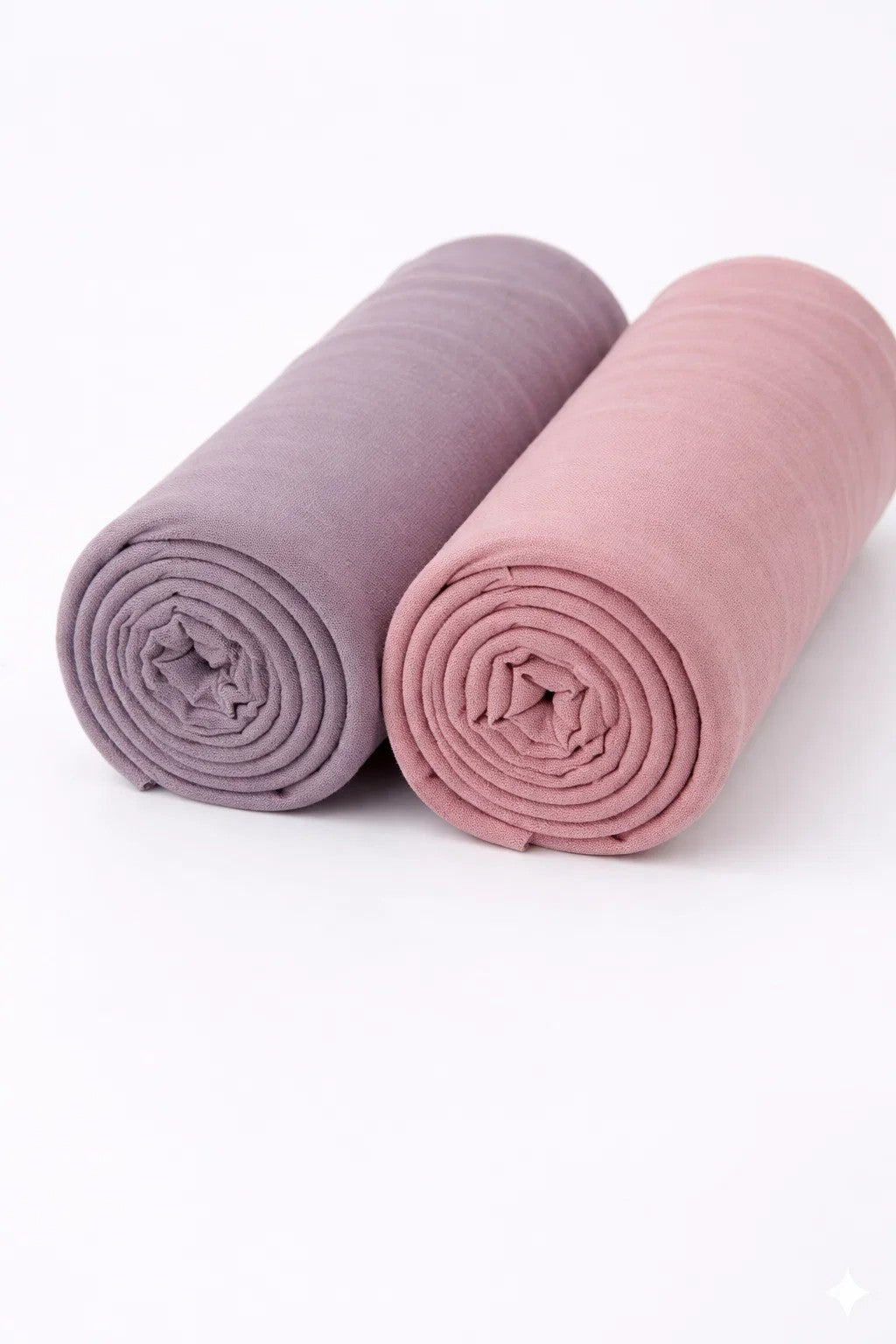 Penye Şal 2’li Set Pudra& Lavanta 65x170 cm